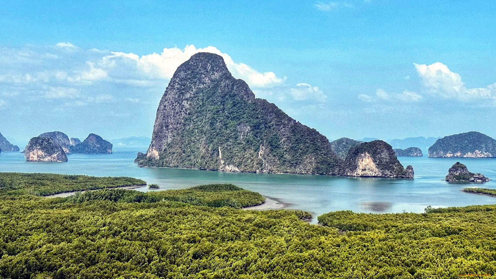 limestone islets of phang nga bay, thailand, , , limestone, islets, of, phang, nga, bay